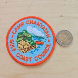 VTG BSA Camp Chanyatah Patch 1980s Gulf Coast Council Boy Scouts Of America EUC